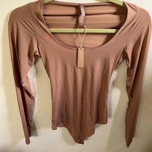 New with Tags: Skims Jelly Sheer Long Sleeve Bodysuit